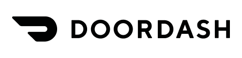 doordash logo black